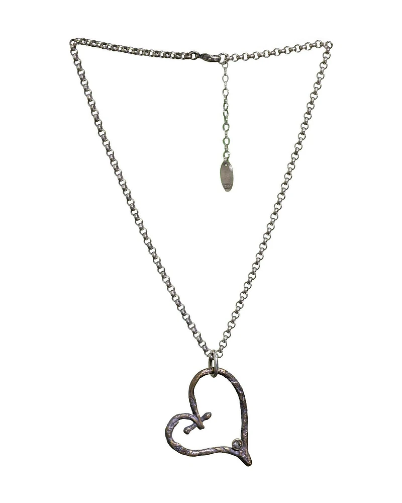 Shipwrecked Bronze Heart Necklace