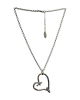 Shipwrecked Bronze Heart Necklace