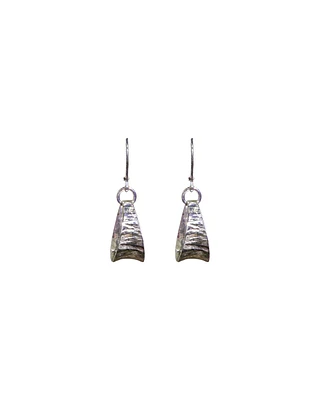 Small Zebra Sterling Silver Earrings