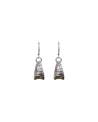 Small Zebra Sterling Silver Earrings
