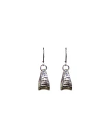 Small Zebra Sterling Silver Earrings