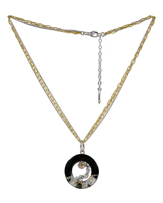 Snowflake Resin Art Necklace