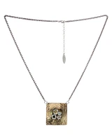 Square Cluster Pendant Necklace