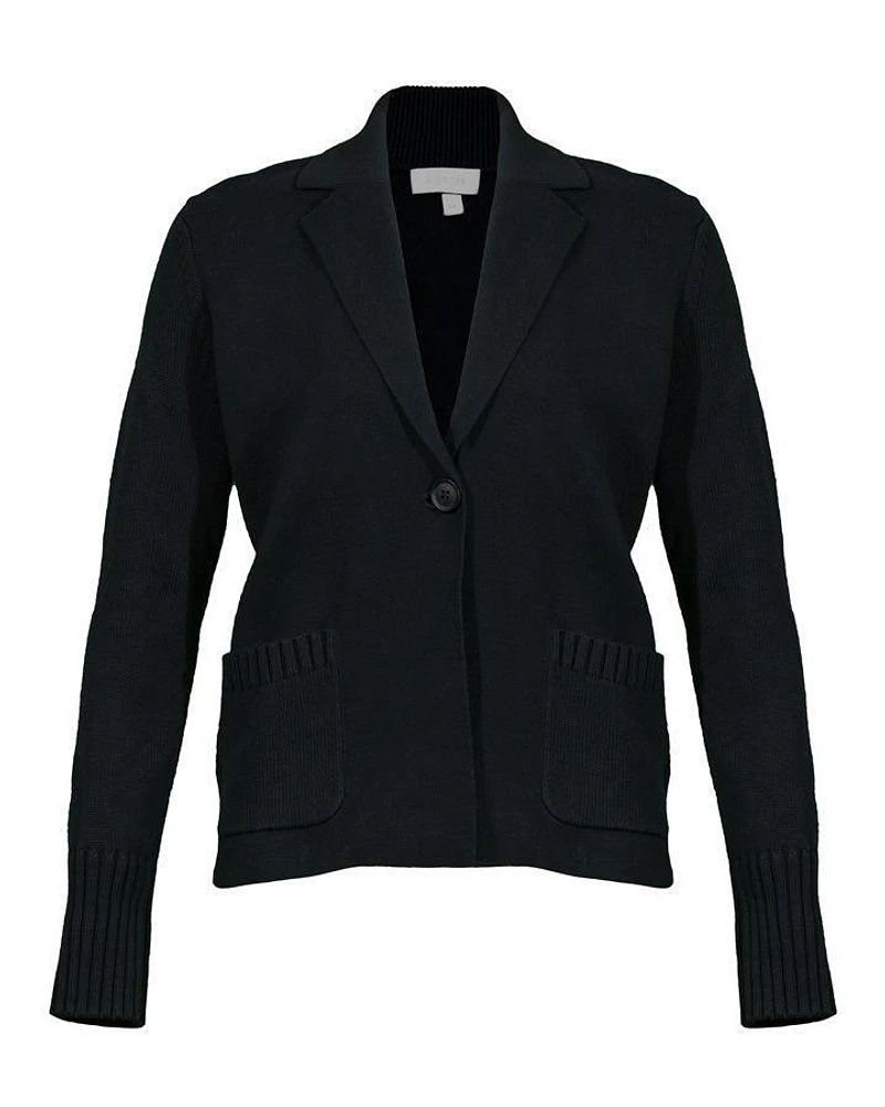 Cotton Jacket Look Cardigan