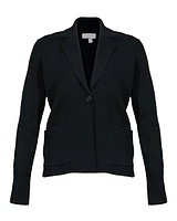 Cotton Jacket Look Cardigan