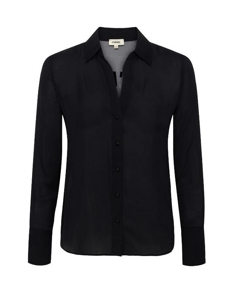 L’Agence Hailie French Word Back Blouse