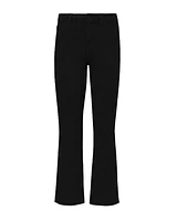 L’Agence Wanda Crop Wide Leg Coated Pant