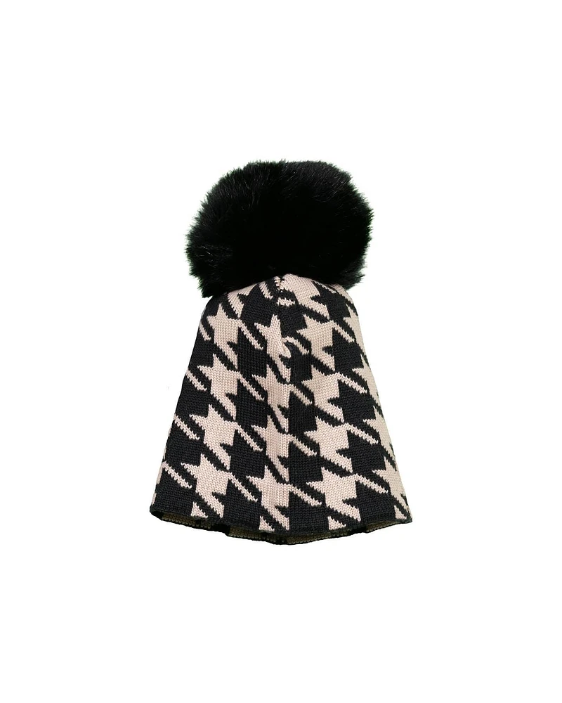 Caylee Toque Fox Pom