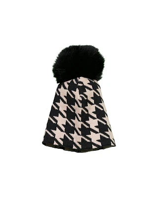 Caylee Toque Fox Pom
