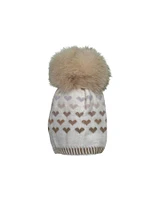 Hailey Toque Fox Pom