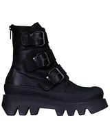 Leather Buckle Boot