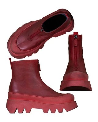 Leather Rossga Bootie