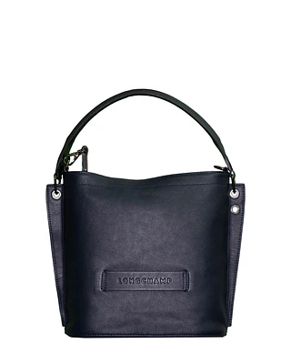 3D Zip Hobo Crossbody Bag Midnight