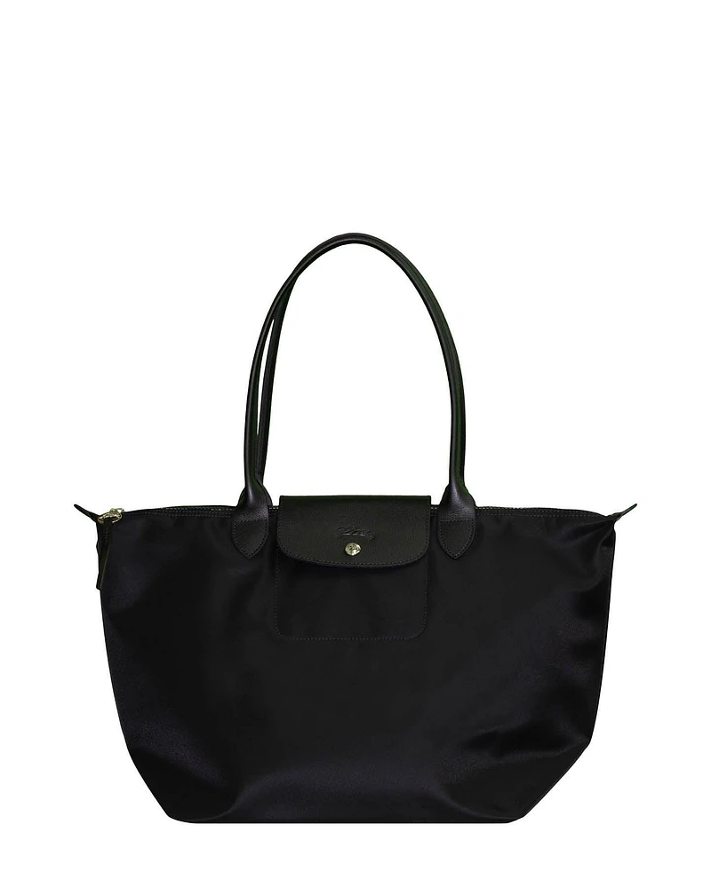 Le Pliage Neo Large Shoulder Tote Black