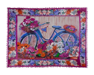 Blue Bicycle Scarf
