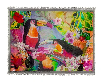 Rainbow Toucans Scarf