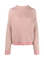 Alpaca Blend Two Tone Pullover