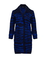 Animal Print Long Cardigan