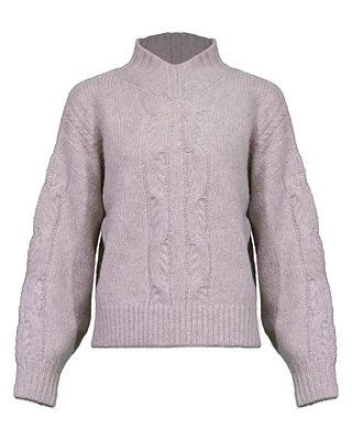 Argyle Cable Knit Pullover