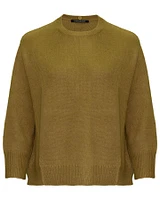 Boxy Pullover Removable Collar