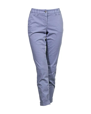 Brushed Cotton Skinny Pant Faded Blue