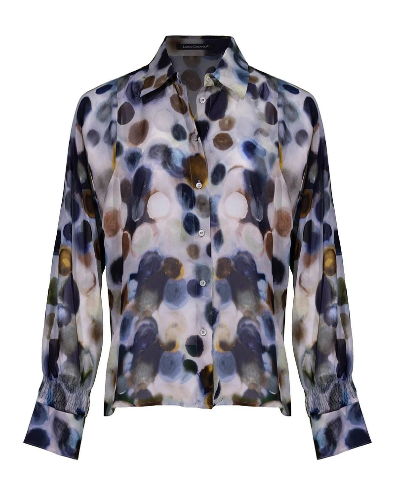 Bubble Print Blouse