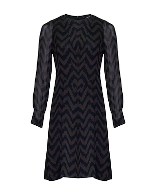 Chevron Print Dress