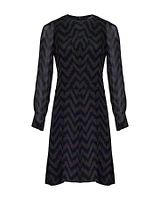 Chevron Print Dress