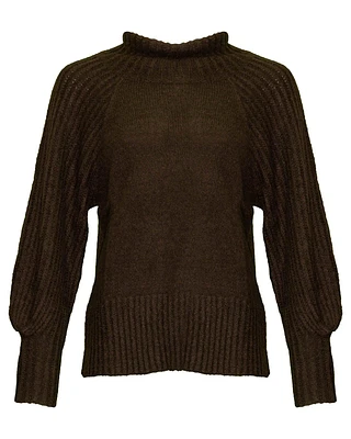 Chunky Funnel Neck Pullover
