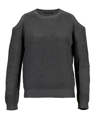 Cold Shoulder Knit Pullover