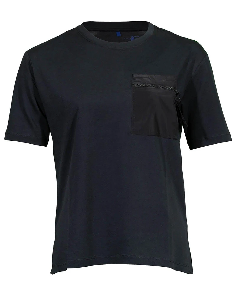 Contrast Detail T-Shirt