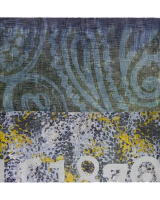 Contrast Print Scarf