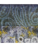Contrast Print Scarf