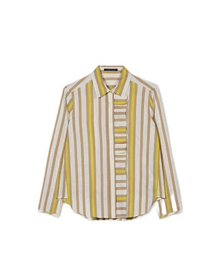 Contrast Stripe Blouse