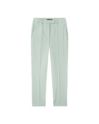 Cotton Stretch Tapered Cropped Pant