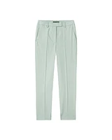 Cotton Stretch Tapered Cropped Pant