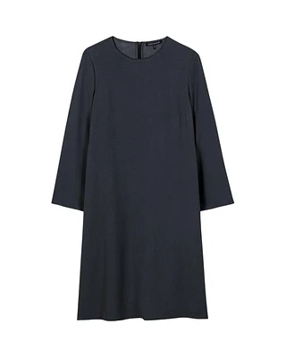 Crepe 3/4 Sleeve Dress