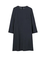 Crepe 3/4 Sleeve Dress