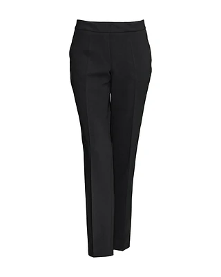 Crepe Pull On Pants Black