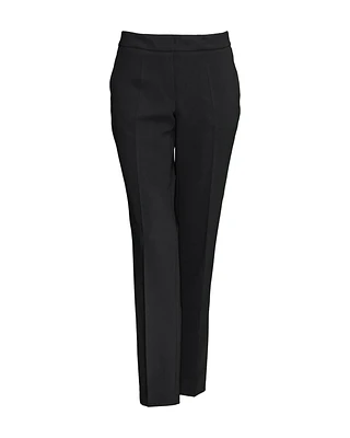 Crepe Pull On Pants Black