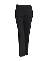 Crepe Pull On Pants Black
