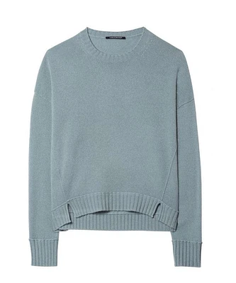 Crew Neck Cashmere Mix Sweater