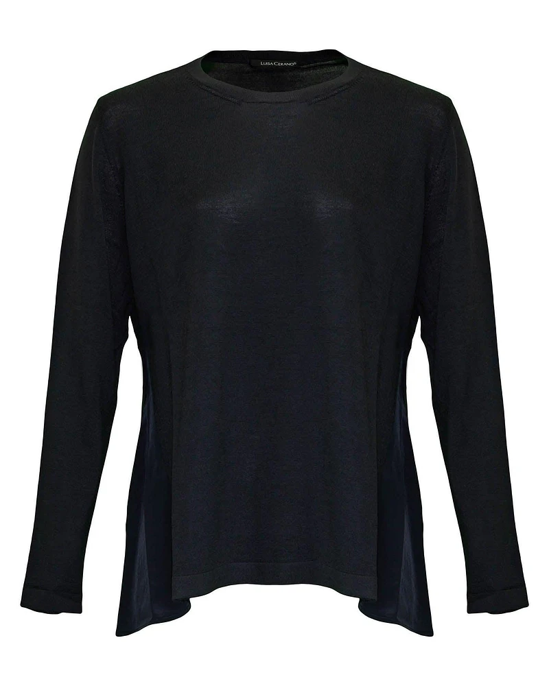 Crew Neck Pullover Side Detail