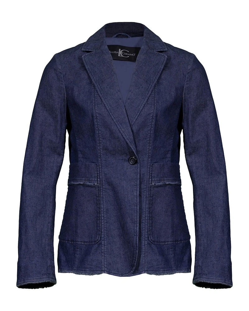Luisa Cerano Denim Blazer