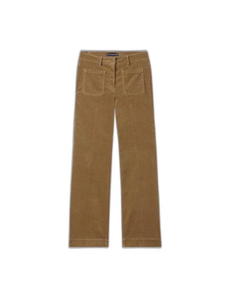 Luisa Cerano Flared Velvet Pant