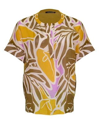 Floral Print Short Sleeve Top