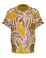 Floral Print Short Sleeve Top
