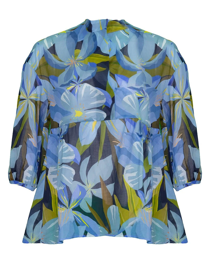 Hawaii Print Blouse