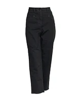 High Waist Cropped Denim Pant
