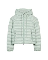 Luisa Cerano Hooded Spring Weight Puffer Coat
